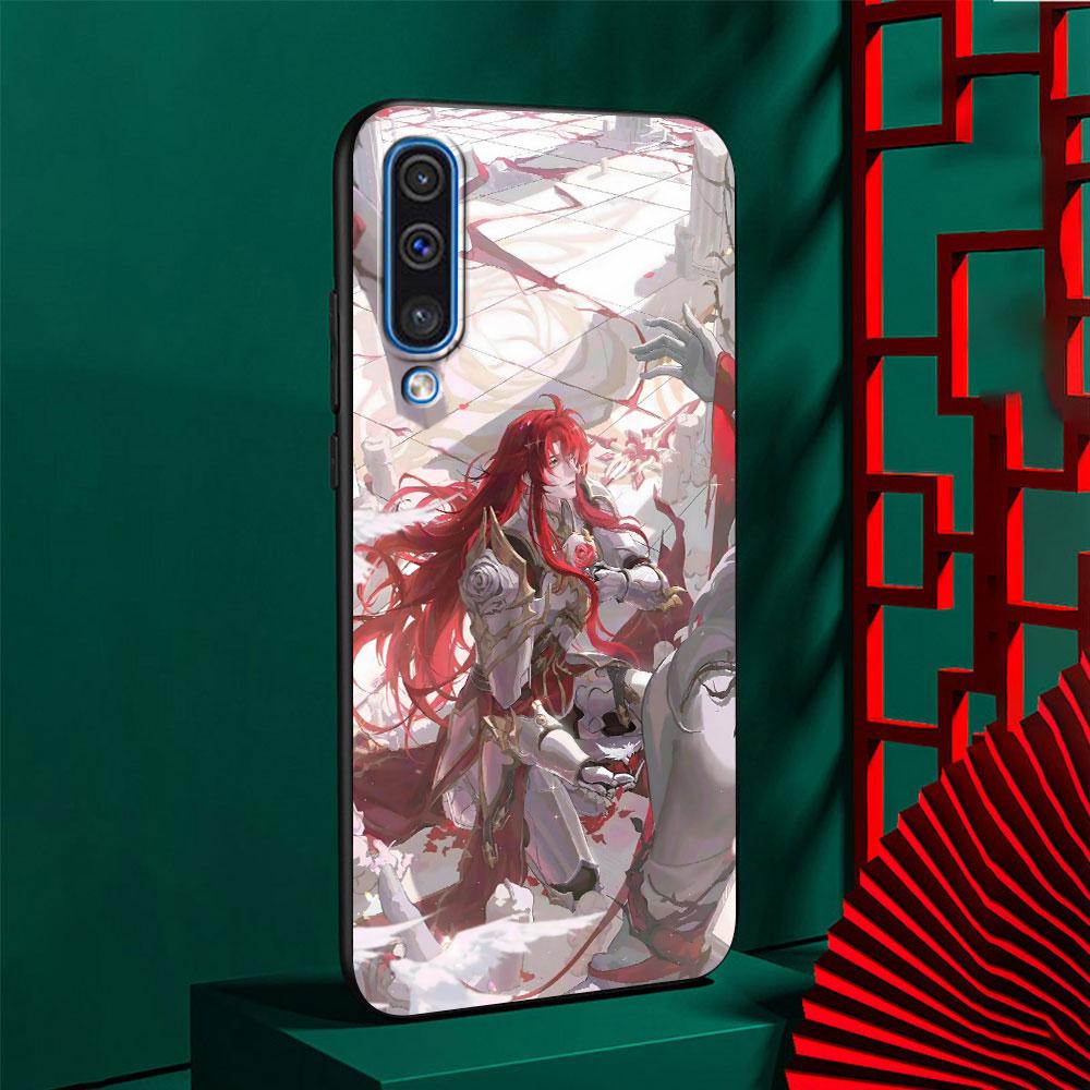 Argenti Honkai Star Rail Case for Samsung Galaxy A70 A70s A20e A02s A30s A50s A10 A20s A20 A30 A50 A03s TPU Black Phone Cover