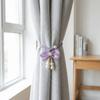 2 PCS Pearl Bowknot Curtain Straps Elegant Curtains Tie Rope Ornament Curtain Tieback  Home