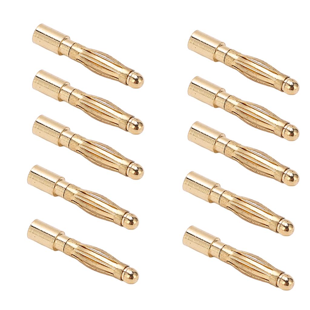 2,0 mm Bullet-Bananenstecker. Reines Kupfer, vernickelt. Bullet-Bananenstecker für Line Plug in