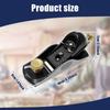 Wood Planer Carbon Steel Mini Hand Planer with Adjustable Cutting Depth Design Universal Woodworking Tool for Trimming Polishing