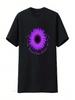 Purple Sunflower Pancreatic Cancer Awareness T Shirt Ribbon Survivor Vintage Washed Streetwear Stretched Versatile Stylish