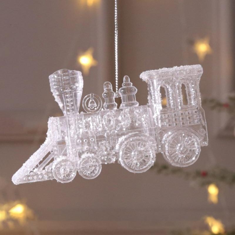 Festivale Crystal Hanging Ornament Luxurious Acrylic Christmas Hanging Decoration For Holiday Ambianc Enhancers