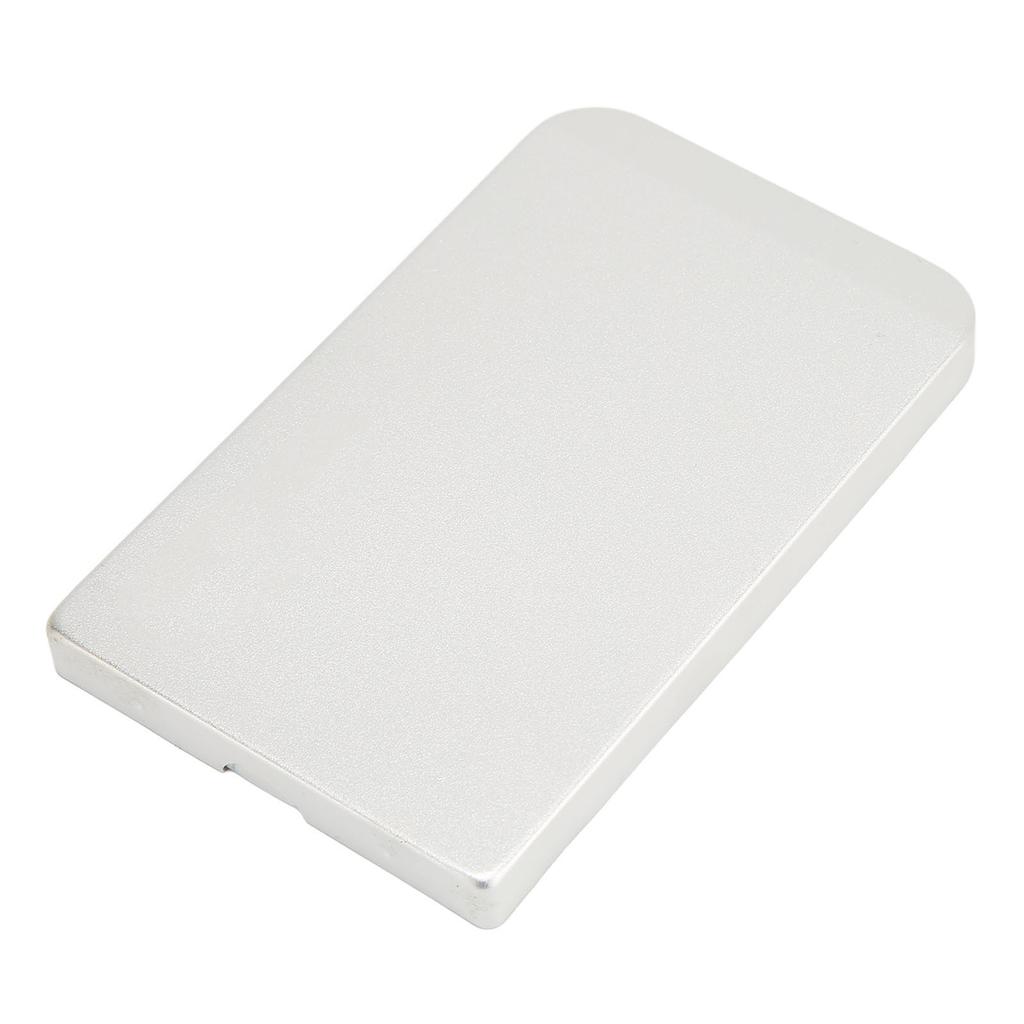 Hard Drive Enclosure 2.5 Inch USB2.0 480mbps Plug and Play Aluminum Alloy Hard Disk Case for Office Business Travel