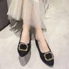 Fashion Ladies Footwear Slip-on Low Heel Elegant Y2k Cheap Clearance Quick Delivery Korean Style Stylish Spring Young Women's Flat Shoes