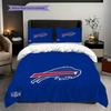 Biancheria da letto con spirito di squadra dei Buffalo Bills(1 * copripiumino + 2 * federa, senza nucleo)Copripiumino e federa Morbido e confortevole Set biancheria da letto