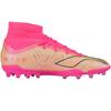 Li Ning Soccer Shoes Men's High Top Pink Color YSFU033-6