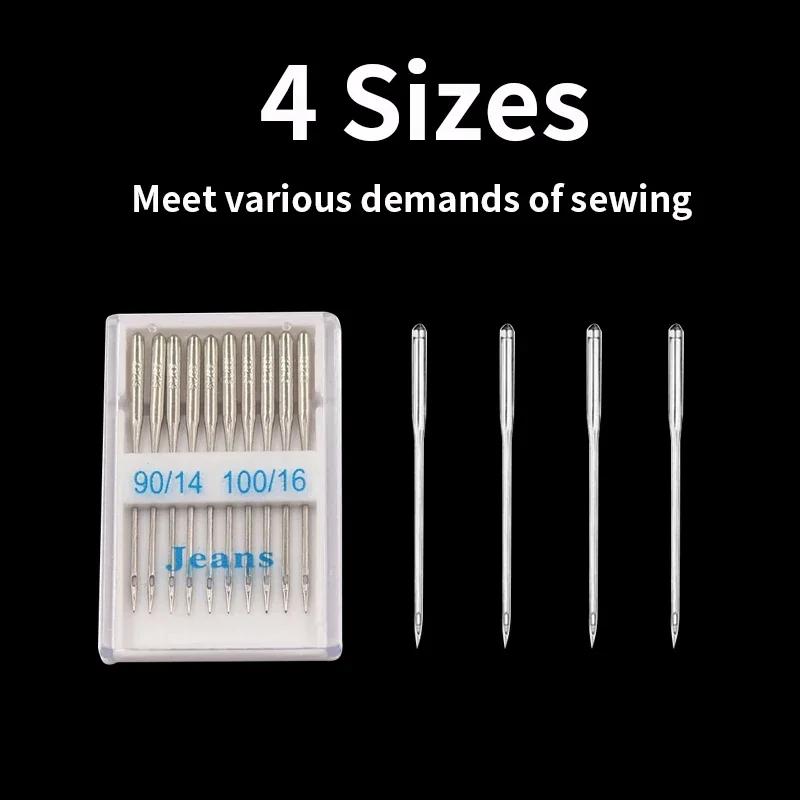 Universal Sewing Machine Needles, 20pcs, Suitable for Jeans, Regular Sharp Point, Ballpoint, for Home Sewing Machine Accessories