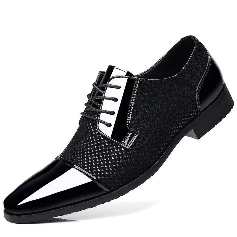 Dress Shoes Man Casual Business Pointed Toe Social Shoe for Men Breathable In Summer Leather Luxury Designer Clothing Low Price