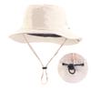 Outdoor Waterproof Bucket Hat Summer Female Anti-ultraviolet Sunshade Mountaineering Sun Hat Parent-child Anti-sun Hat