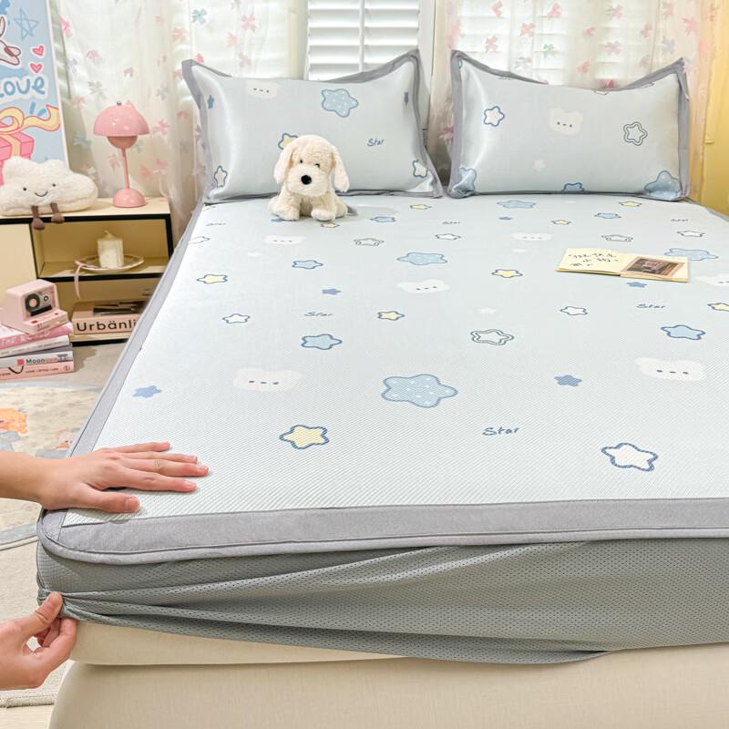Yuanzu Ice Vine Bed Skirt Cooling Mat Set