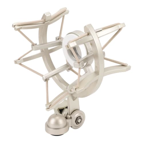 Microphone Shock Mount with Conversion Nut, Mic Clip Holder Mount Reduces Vibration Noise, for Neumann TLM103, TLM193, TLM127, TLM170, MK4