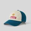 Human & Cat FFOUND3 PANNEL WASHED BALL CAP_BLUE/IVORY
