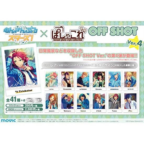 Movic Ensemble Stars Pashakore OFF SHOT Версия 4 1 КОРОБКА [10 пачек] (3 карты в упаковке)]
