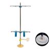 Metal Thermograph Holder Adjustable Height Thermograph Stand Meteorology Instrument Holder Physics Teaching Aid for Lab