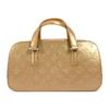 M55177 Monogram Mat Shelton Tote Bag Hand Bag Leather Amble Beige