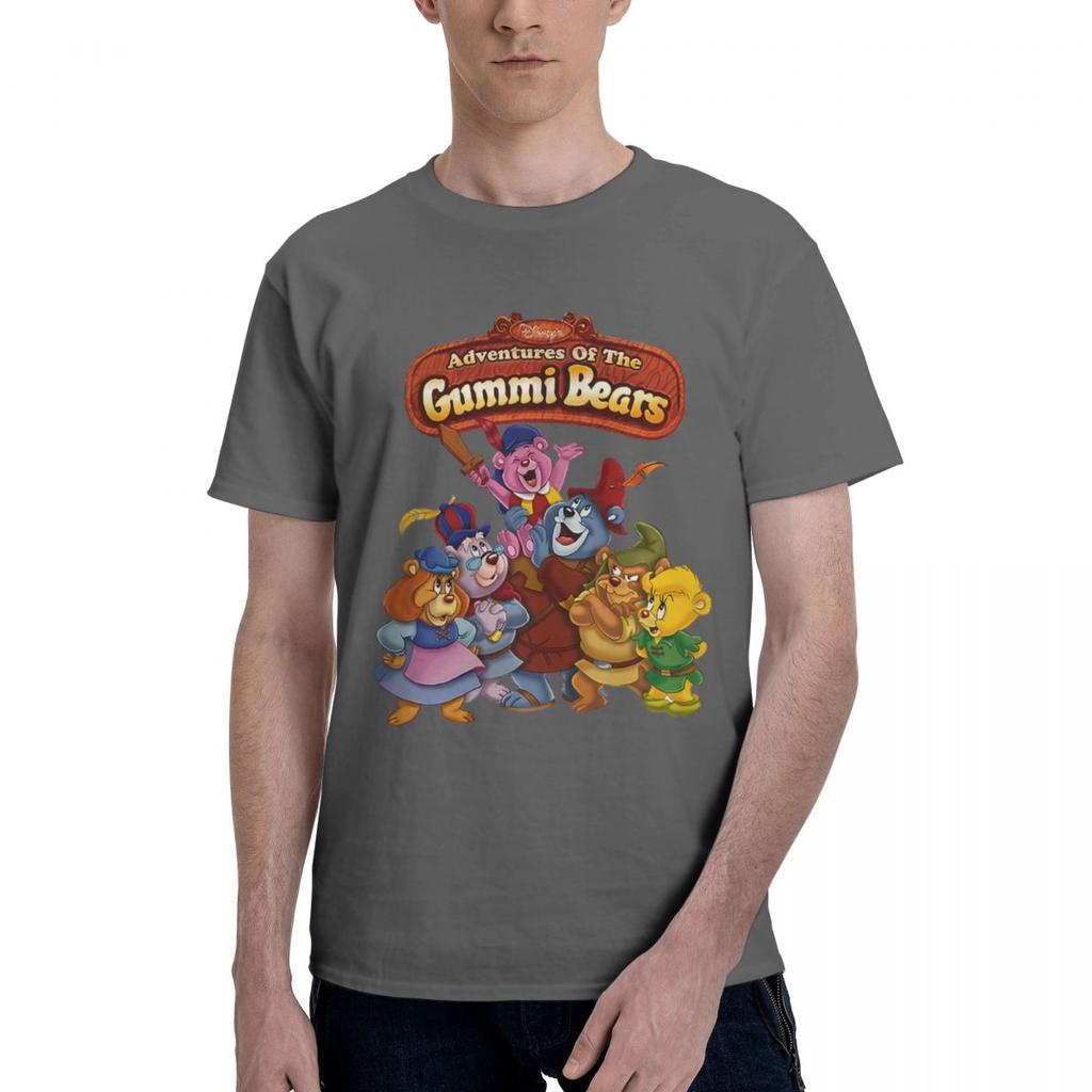Gummi Cartoon 100 Cotton Casual Breathable Confortable Man Mens Clothing Brands Funny Shirt