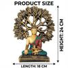 Global Grabbers Buddha Statue Showpiece Idol Home Decor Decoration Items for Living