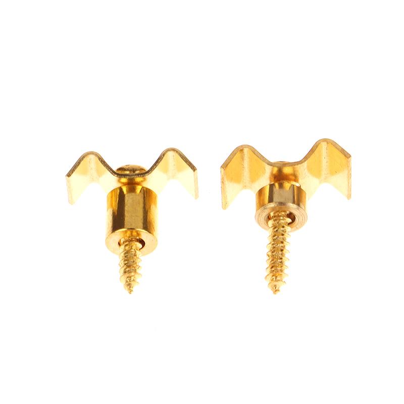 1Set Guitar String Trees Retainers Electric Guitar With Screw String Guides Gold/Silver/Black Choose Guitar Accessories