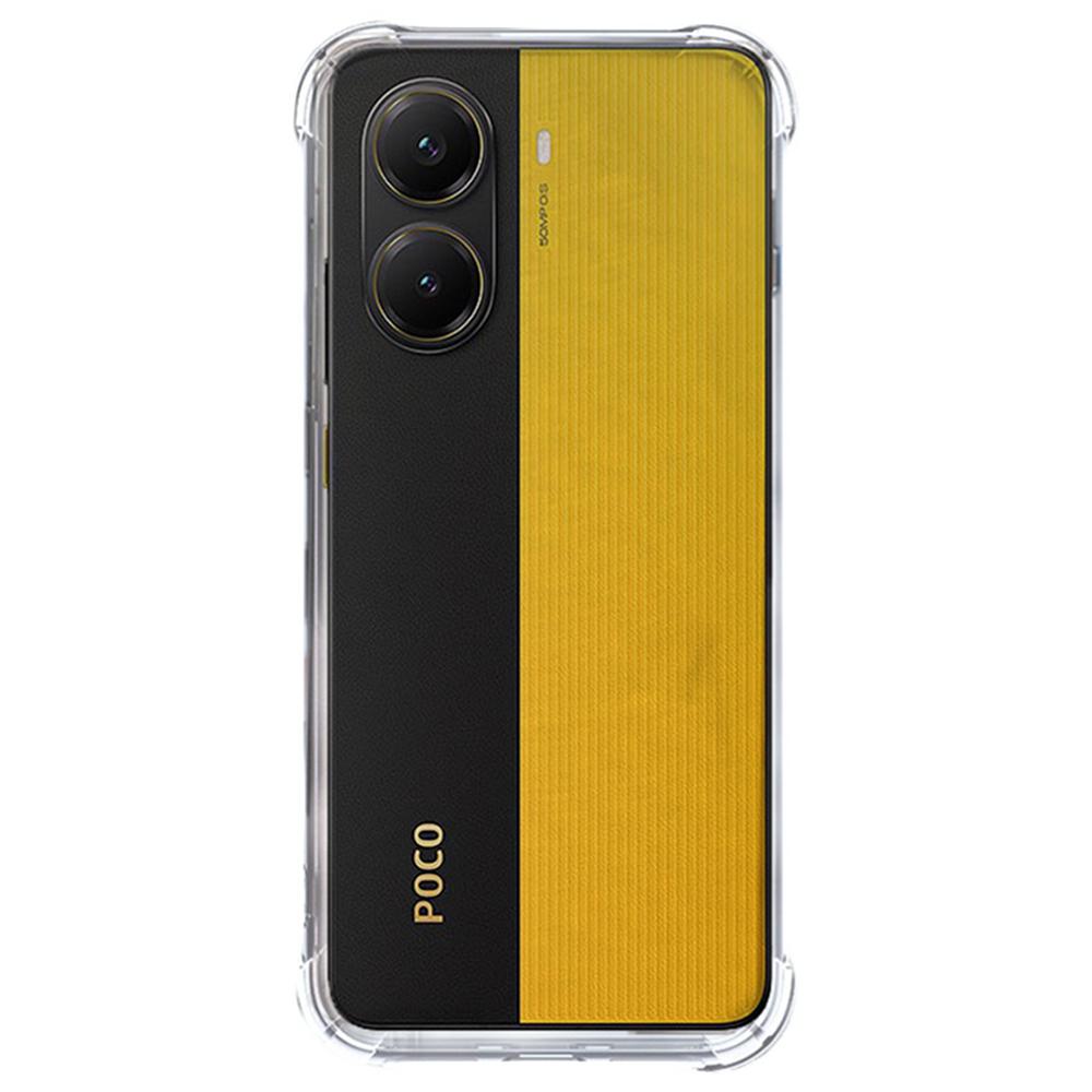 

SHANWO For Xiaomi Poco X7 Pro 5G TPU Clear Case 1.5mm Shockproof Mobile Phone Back Cover Type A