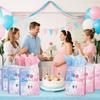 12Pcs Gender Reveal Gift Bag Boy or Girl Paper Bags Party Favor Supplies Gifts Wrapping Bags for Baby Gender Reveal Theme Party