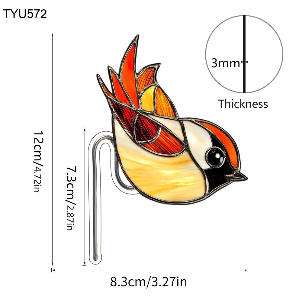 

Красочное украшение для цветочного горшка в виде колибри | Яркий дизайн с синей и желтой птицей, подходит для садового украшения на все четыре сезона