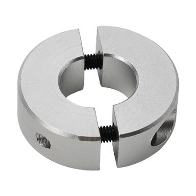 1 pièce Collier d'arbre de diamètre 6-20 mm Alliage d'aluminium Type pince Collier avec vis Durable Double fente Bague de limitation de verrouillage fixe