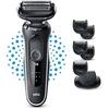 Rasoir électrique - braun - series 5 51-w1500s - 3 lames flexibles - technologie autosense - étanche wet &amp; dry