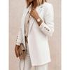 All Colors Sizes Casual Fashion Lapel Long Sleeve Blazer For Women