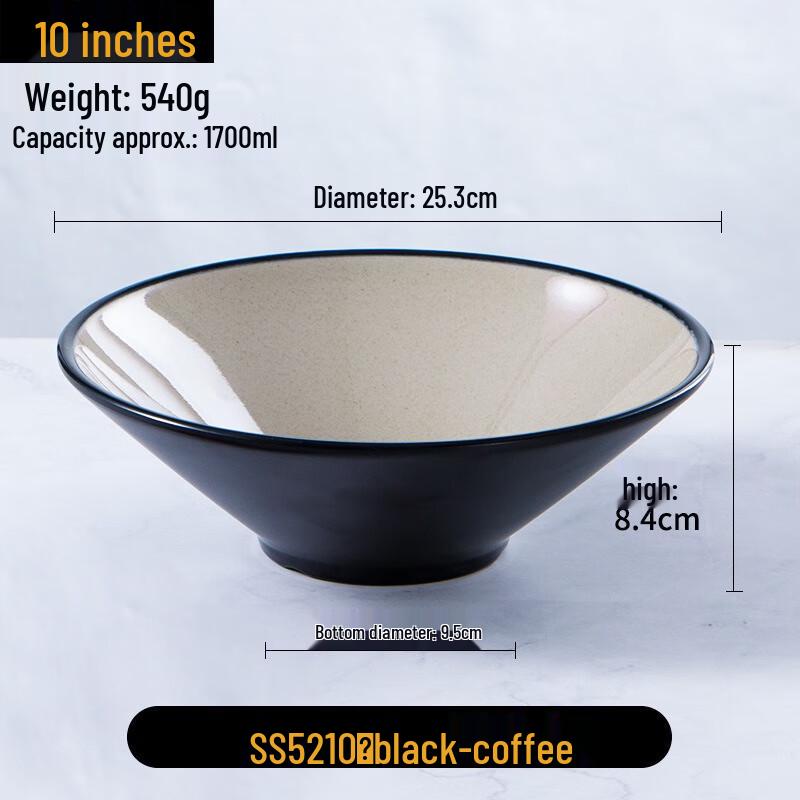

JINMEILI Melamine Conical Ramen Bowl