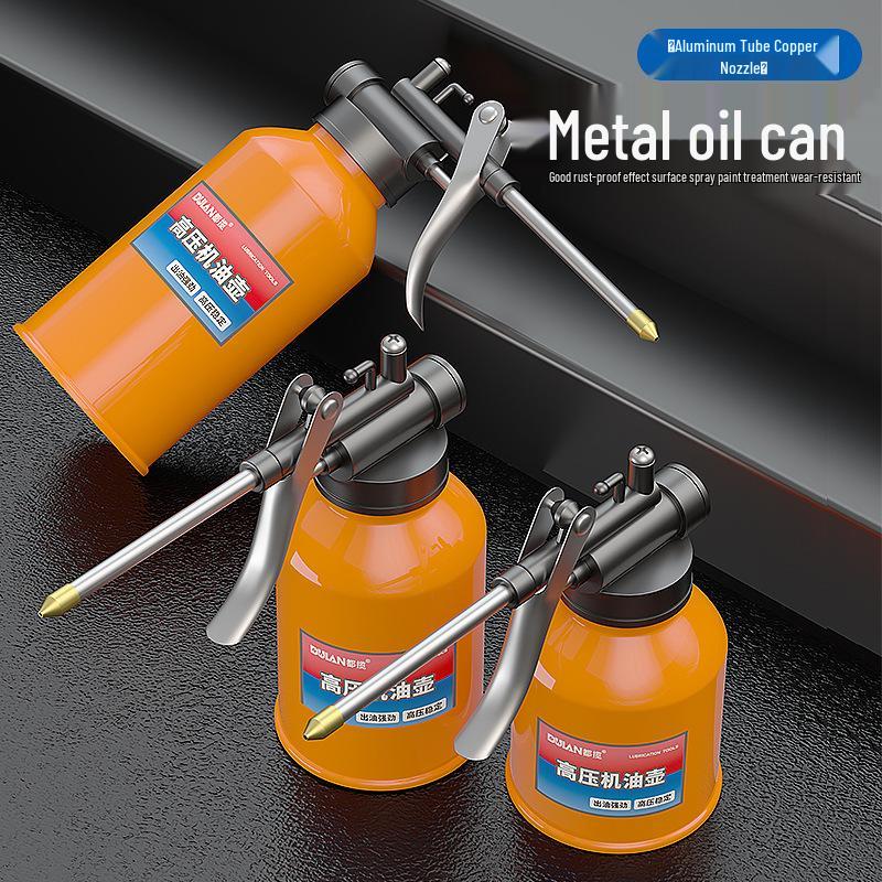 Hochdruck-Ölsprühdose mit langer Düse - Manuelle Getriebeschmierung für den Hausgebrauch & Industriellen Einsatz