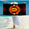 Ultra-Soft Beach Towel with Manchester United Theme,Ideal for Pool - Camping, Diving - Perfect Travel Essential, Vibrant Beach Towel.