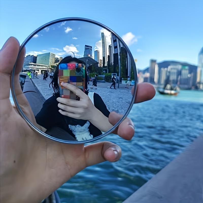 

5/9pcs Travel Photography Essential The Small Round Mirror Photo Ops Convex Lens for Wide-Angle Shots Travel Gift for Friends 7.5cm 5PCS серый