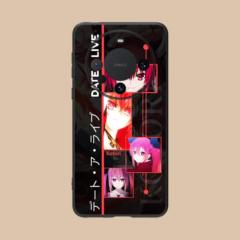 Date a Live Kotori Itsuka TPU Mobile Phone Case for Huawei Mate 60 50 40 30 20 10 Pro Plus Lite E 5G Colorful Printing Cover