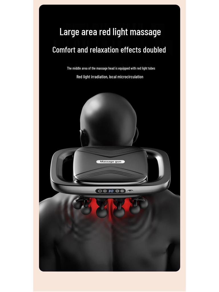 Wowow Multi-Functional Smart 20-Head Percussion Massager for Full-Body Deep Relaxation