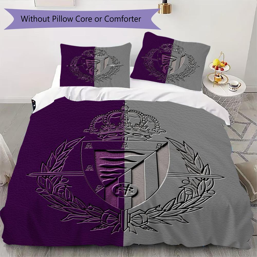 Set Copripiumino Trapuntato con Fantasia Real Valladolid Federa Decorazione per la Casa Regalo di Compleanno (1 * copripiumino + 2 * federe senza imbottitura)