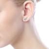 Fancy Leaf Shape Stud Earrings Silver Color Ear Accessories for Women Daily Wear Minimalist Gift Statement Jewelry 2023