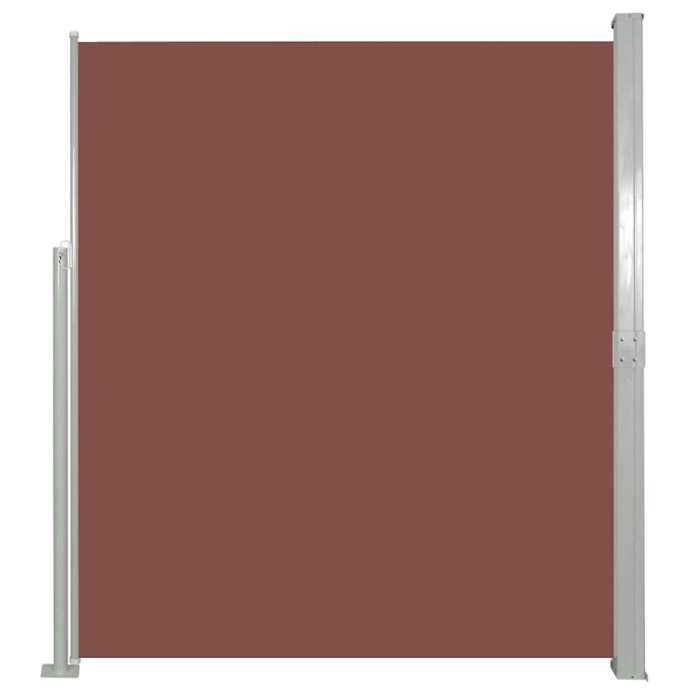 VidaXL Auvent latéral rétractable 140 x 300 cm Marron