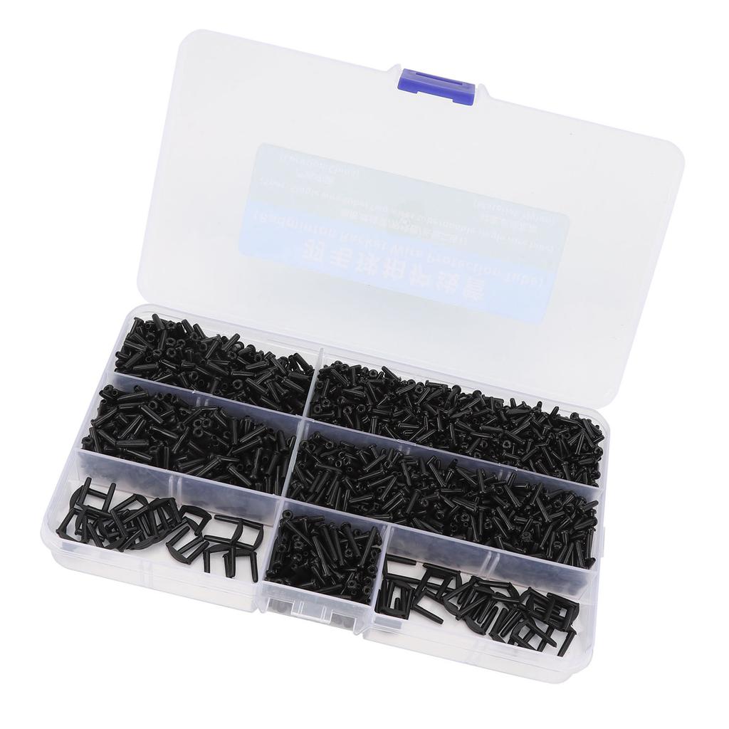 1 Box Badminton String Protector Nylon Protective Badminton Grommet Set for Pickleball Racquetball