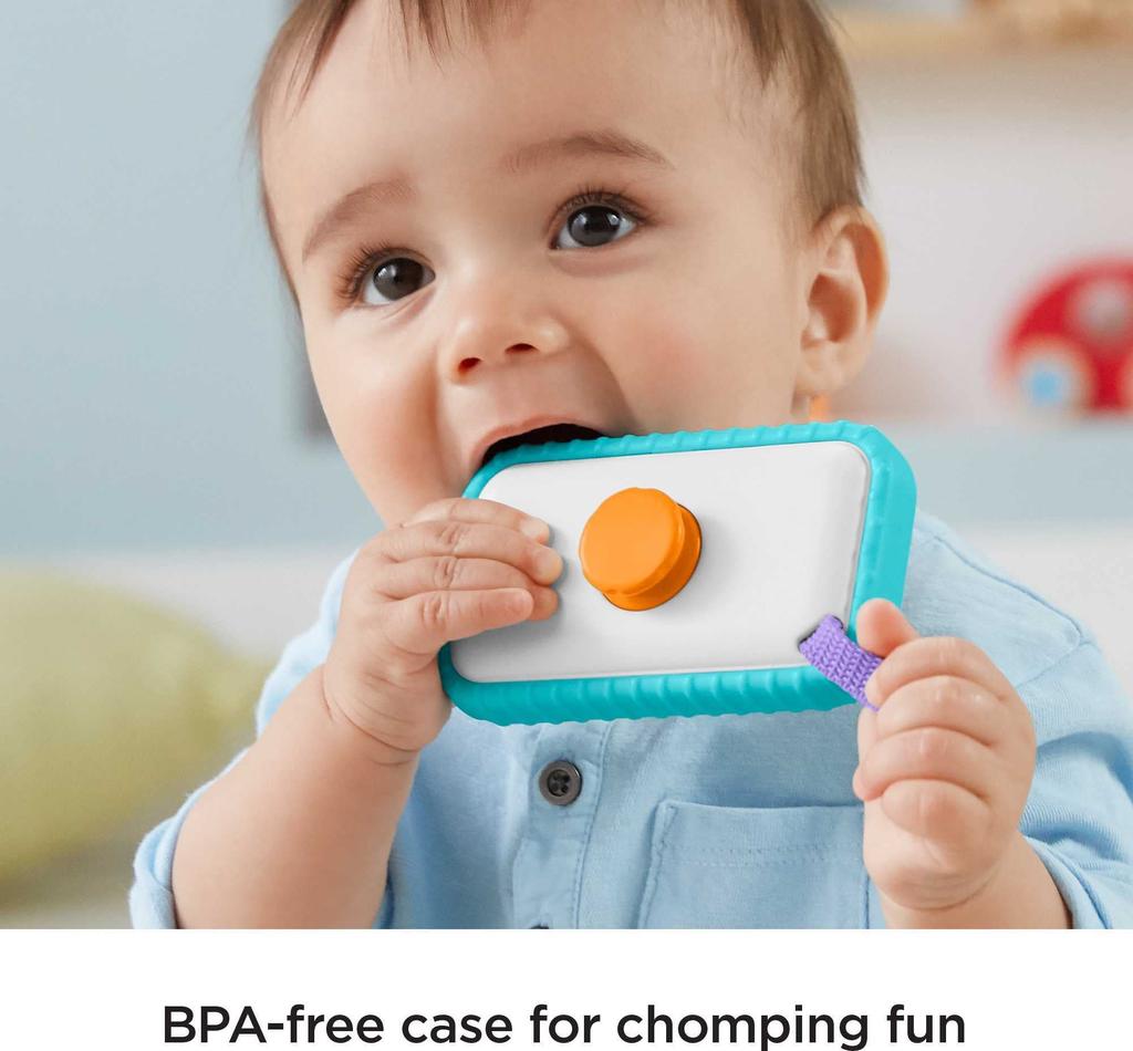 Fisher Price Vezmi roztomilé Kousátko pro chytrý telefon měsíce a GJD46 fotky! [0 nahoru] [Hračky pro miminka] [Vzdělávací hračky] [Kousátko]