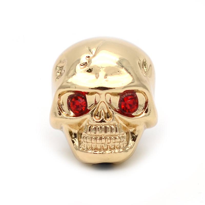 Skull Head Electric Guitar Bass Volume Tone Pot Control Knobs Buttons Skull Knob + Wrench