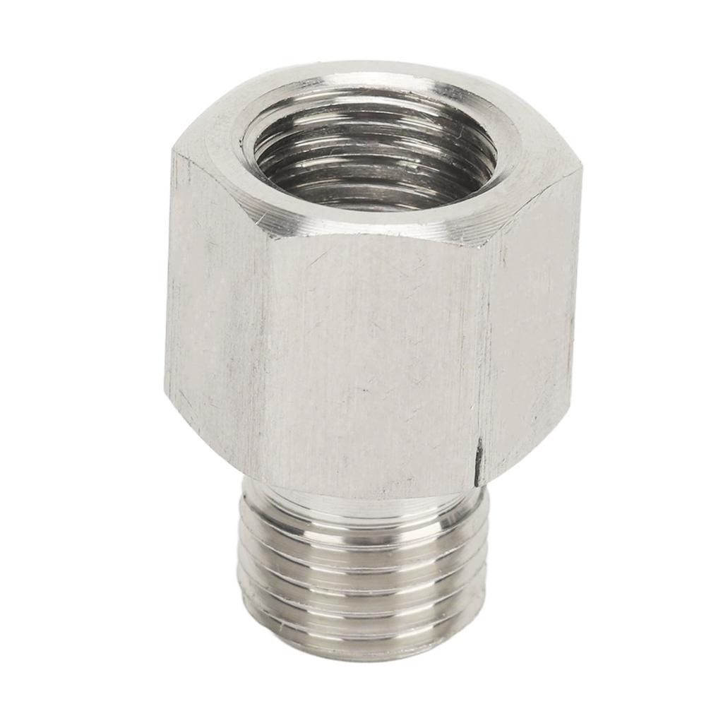 Pressure Gauge Sender Adapter Leakproof Stainless Steel 1 8in NPT Female to M10x1.0 Male Adapter with Gasket