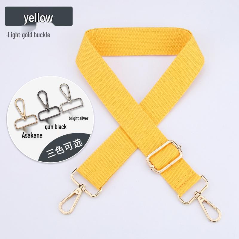 Adjustable 38mm Solid Color Wide Shoulder Strap for Bags - In Stock