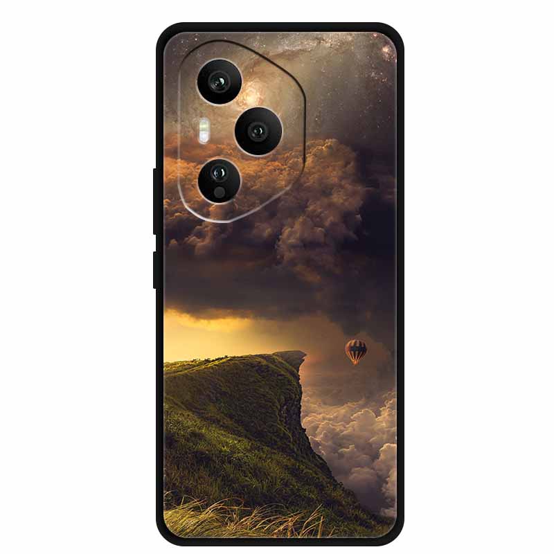 For Honor 400 Pro 5G Case Original Soft Silicone TPU Phone Cases Cover Honor400 Pro DNP-NX9 6.7" Fashion Protector Planet Capa