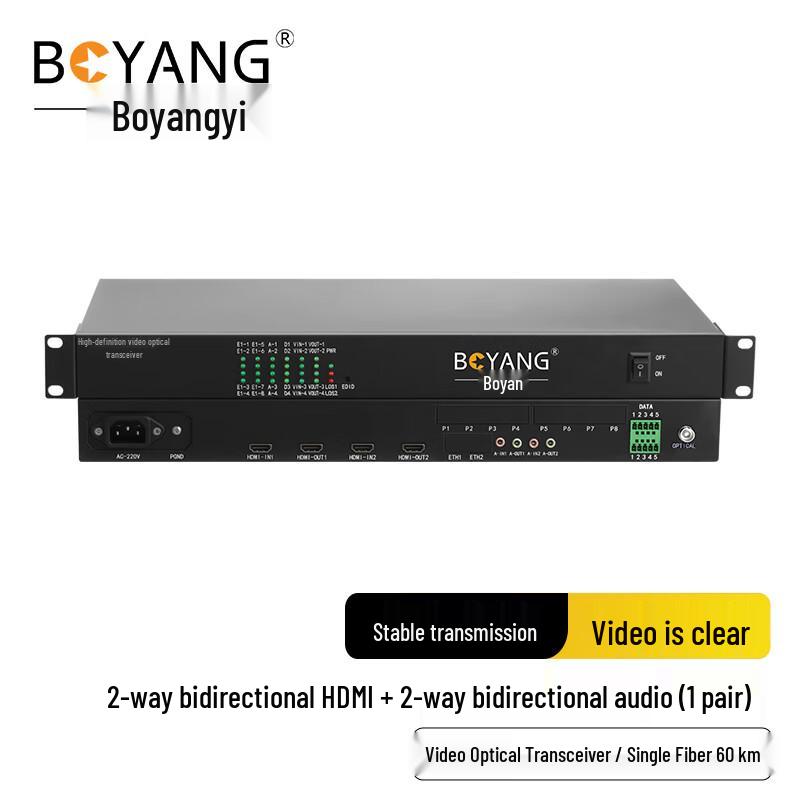 Boyang HDMI & Multi-Service Glasfaser-Transceiver
