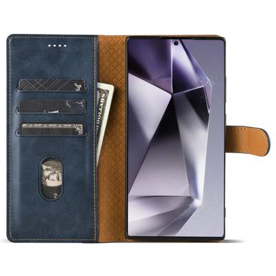 N.BEKUS CSJ-001 For Samsung Galaxy S24 Ultra Case Wallet Card Slots Phone Leather Cover