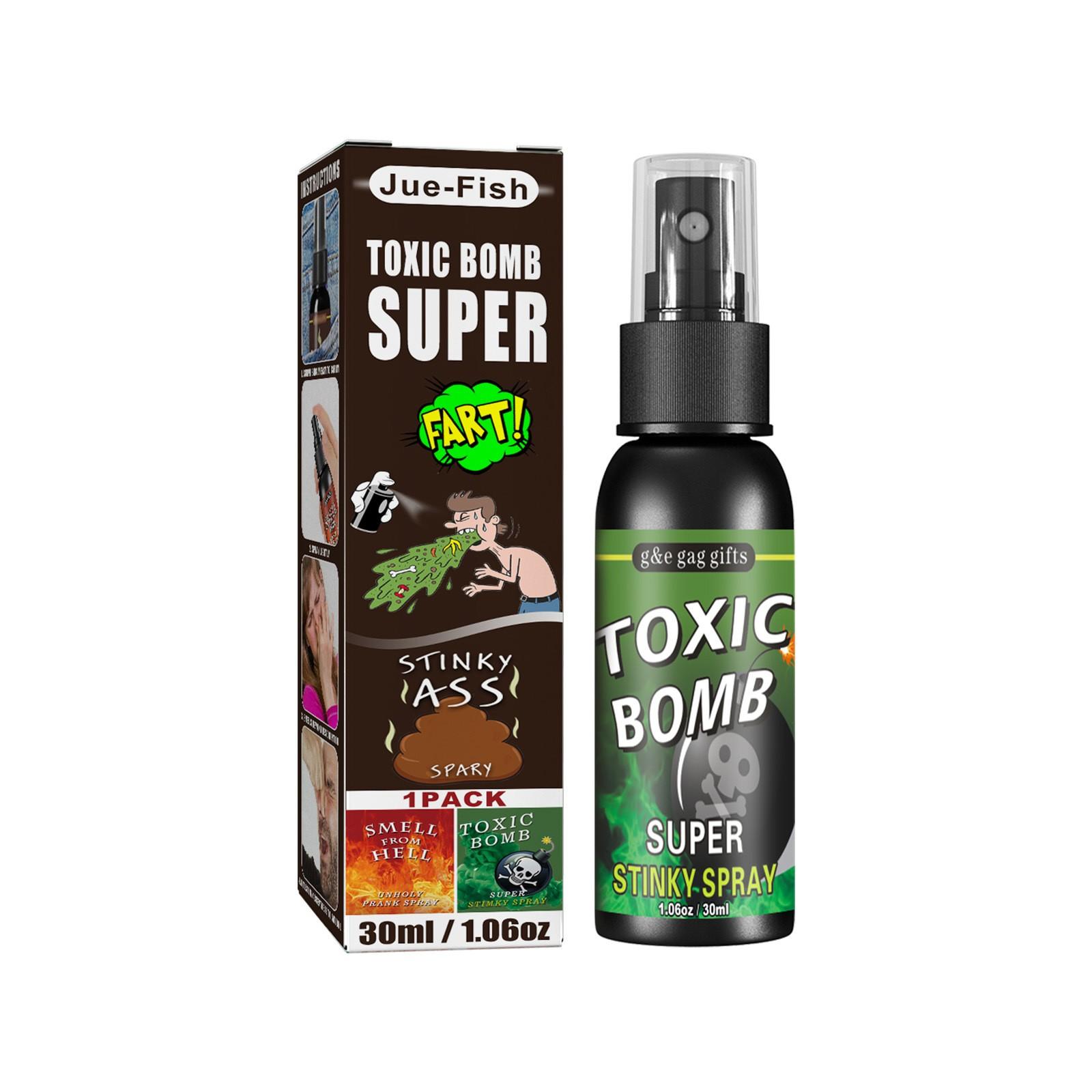 

Novelties Liquid Fart Gag Prank Joke Spray Can Stink Bomb Smelly Stinky Gas 30ML C