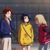 Anime Cosplay Costume WONDER EGG PRIORITY Sawaki Momoe Uniform Suit Campus Style Blue Knitted Top