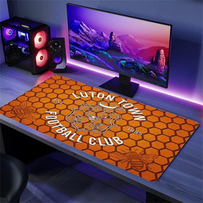 Luton Town FC Color Mouse Pad Large Gaming Table Cushion Non-slip Laptop Tablet Big Mousepad XXL Mat Mini PC Playmat With Lock Edge