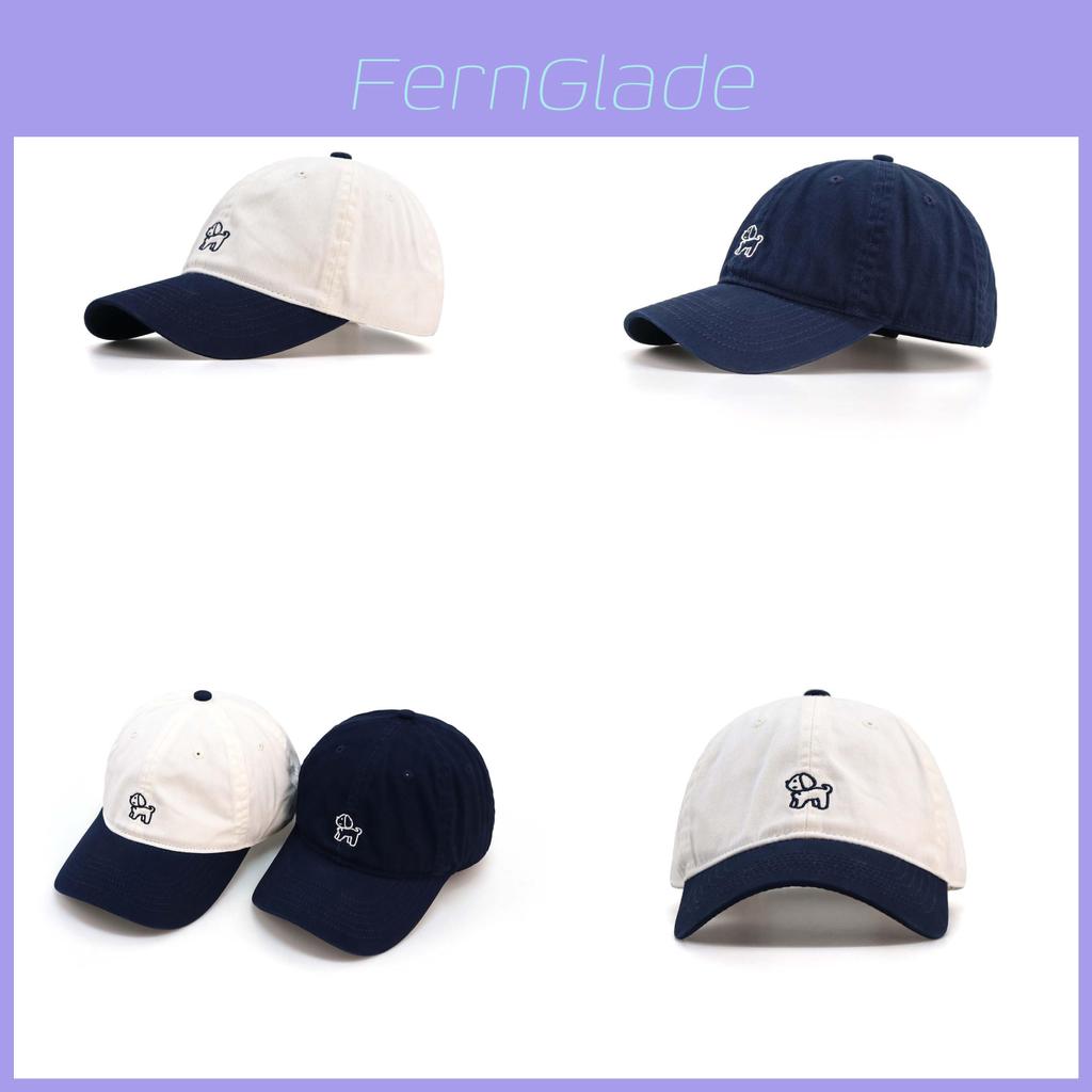 Cotton Padded Dog Embroidery Baseball Cap With Adjustable Fit For Summer Sun Protection