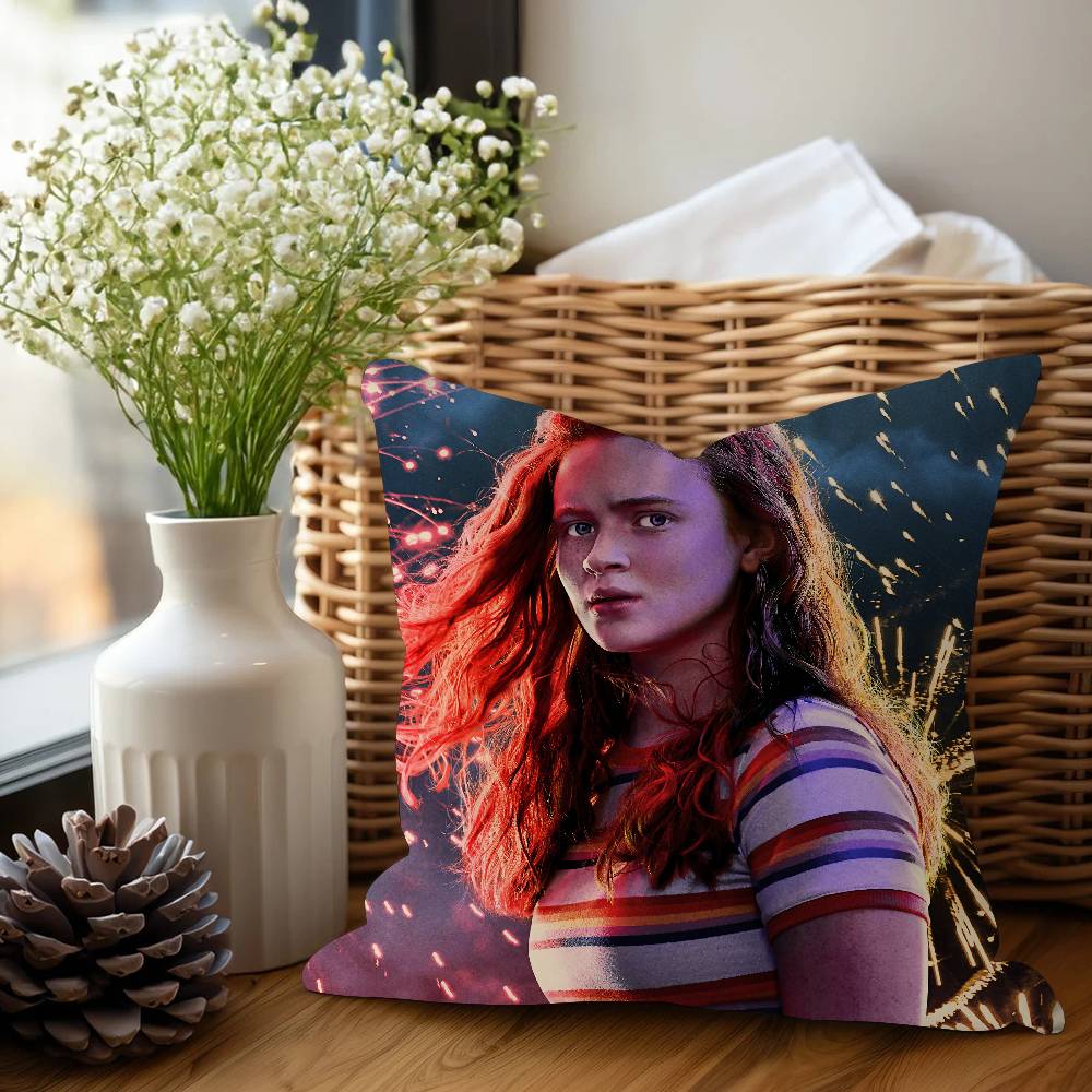 S-Sadie Sink Schauspieler Kissenbezug Toon Geschenk Kissenhülle Schlafzimmer Zuhause Sofa Stuhl Sitz Dekor Kissenhülle